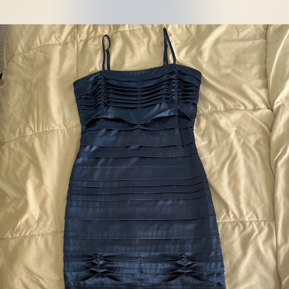 Elegant Navy Blue Dress